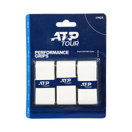 Vrchní Omotávky ATP Tour ATP Performance Grip white 3er